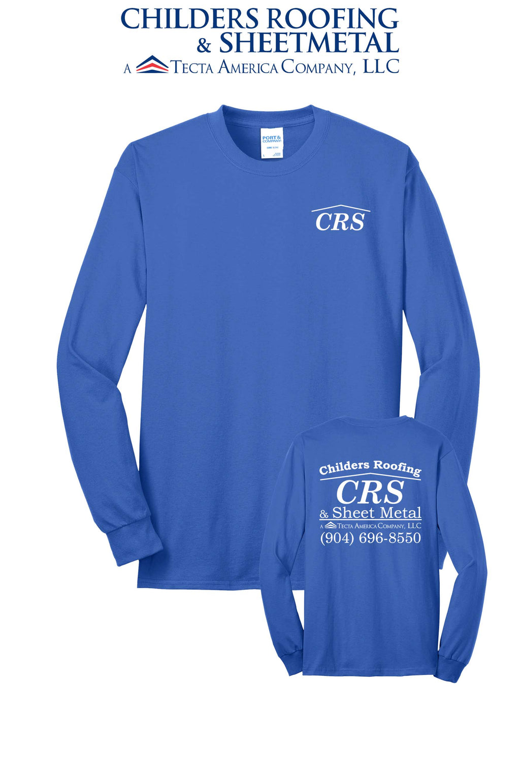 Port & Co™ Long Sleeve Core Blend Tee - CRS