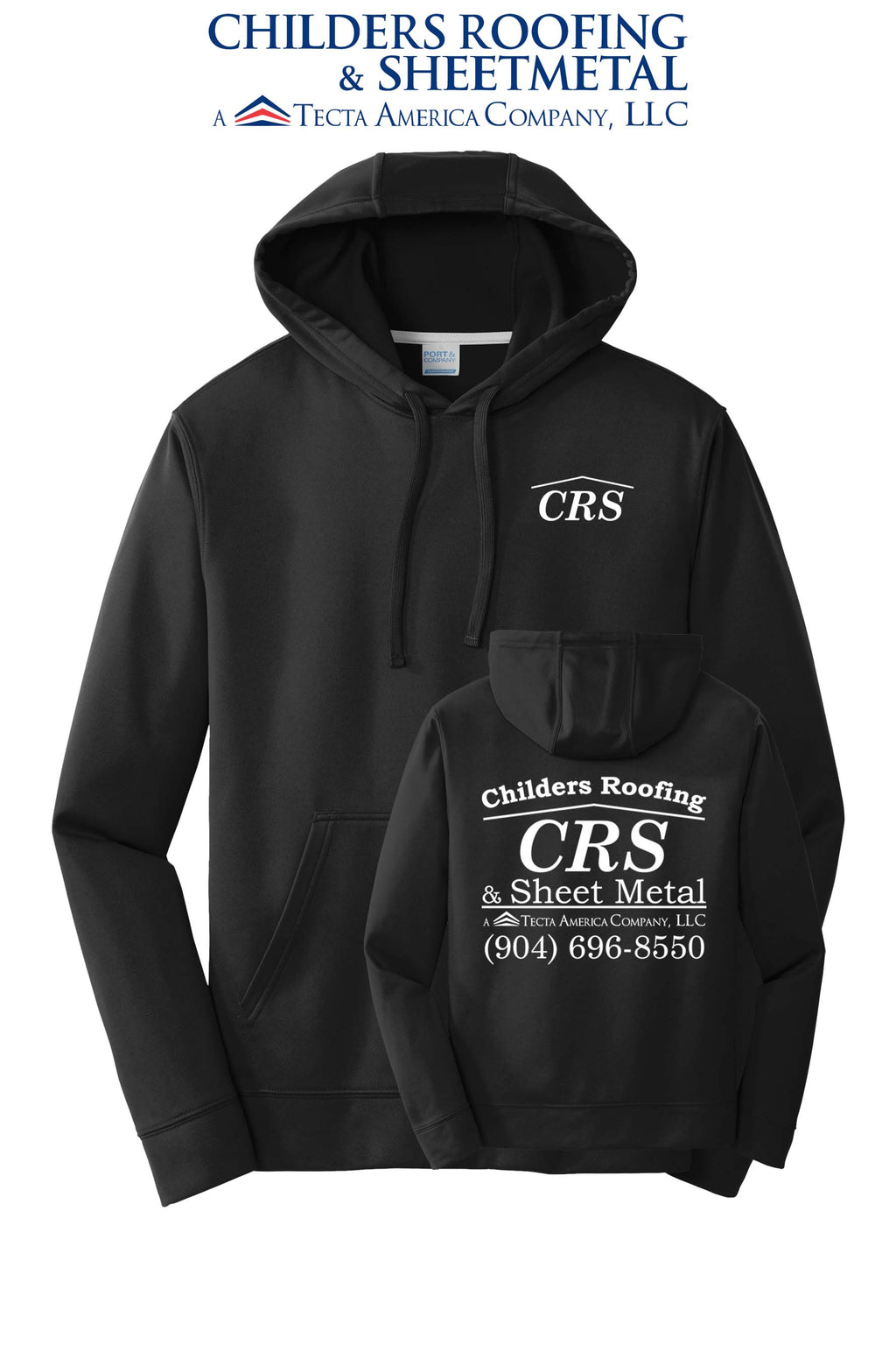Port & Co™ Performance Fleece Pullover Hooded Sweatshirt - CRS