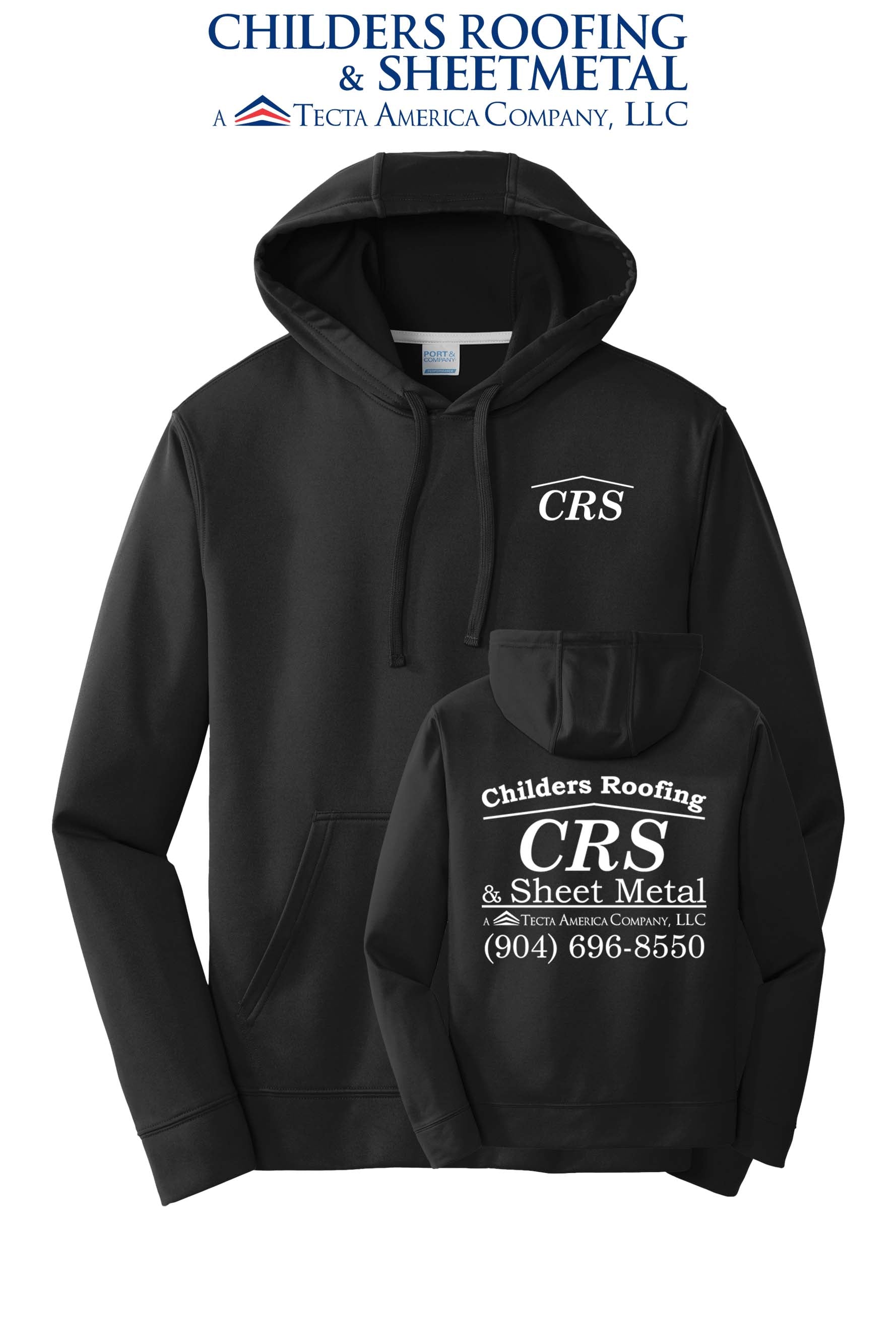 Port & Co™ Performance Fleece Pullover Hooded Sweatshirt - CRS