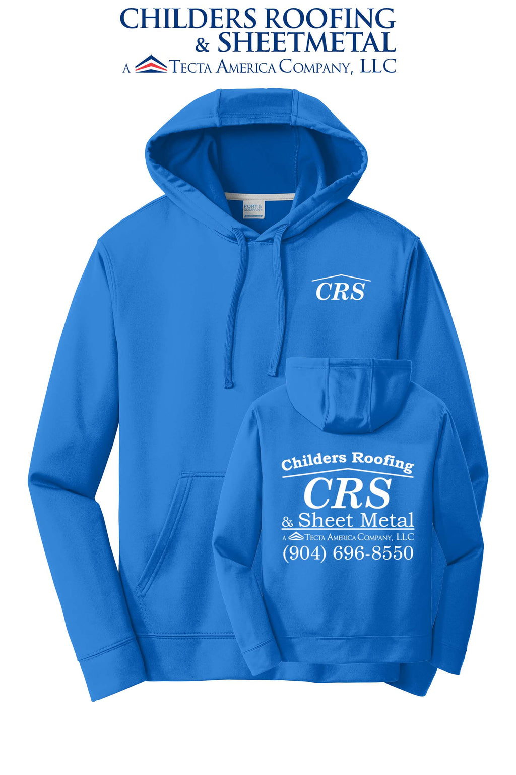 Port & Co™ Performance Fleece Pullover Hooded Sweatshirt - CRS