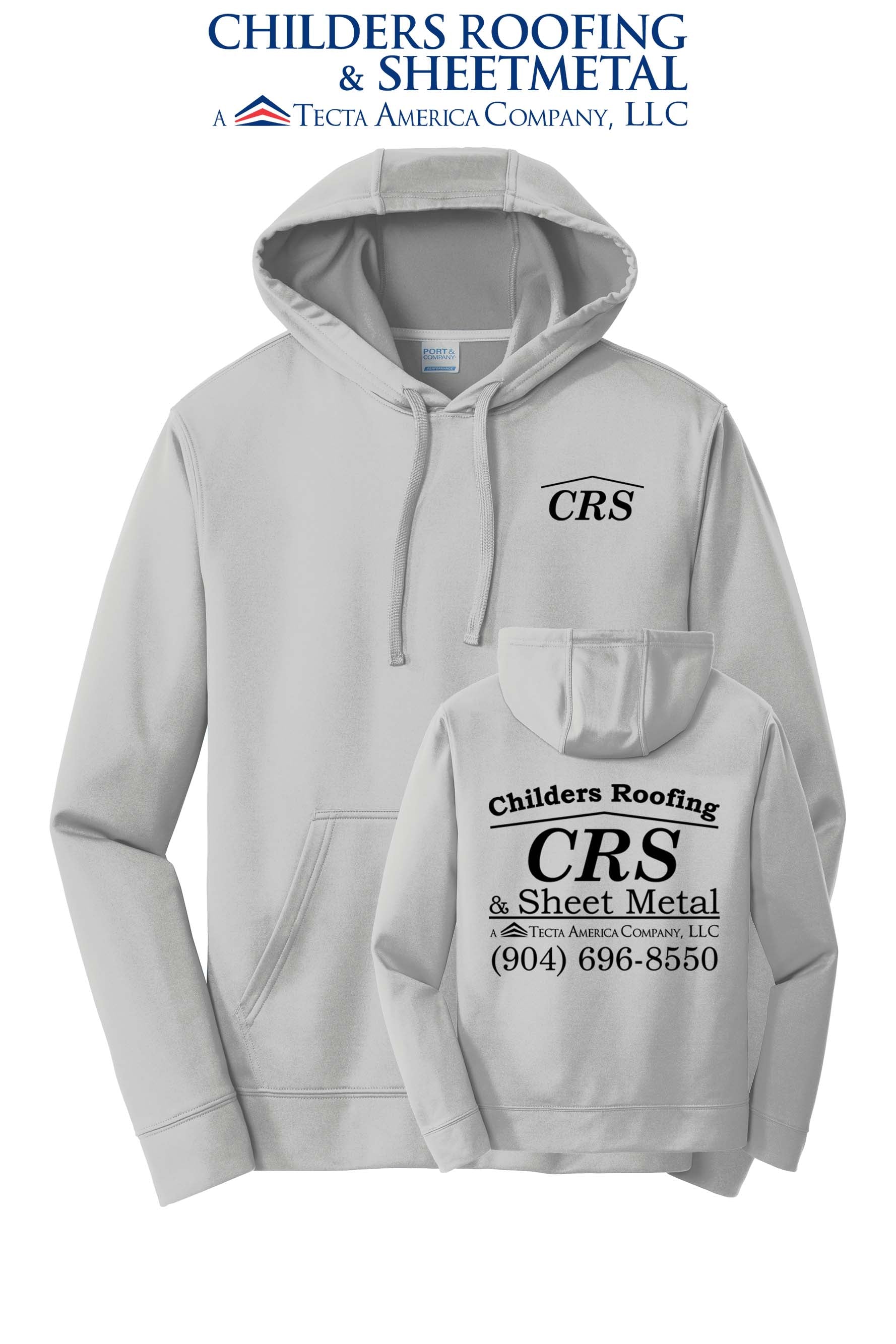 Port & Co™ Performance Fleece Pullover Hooded Sweatshirt - CRS