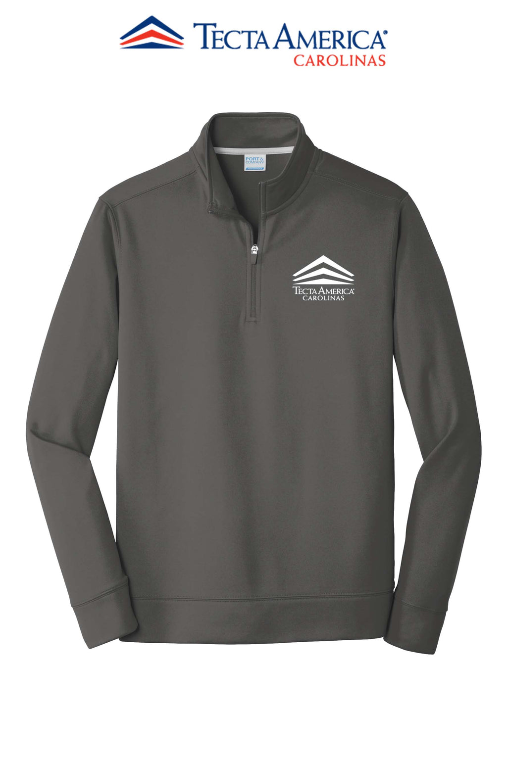 Port & Co™ Performance Fleece 1/4-Zip Pullover Sweatshirt - Tecta America Carolinas LLC