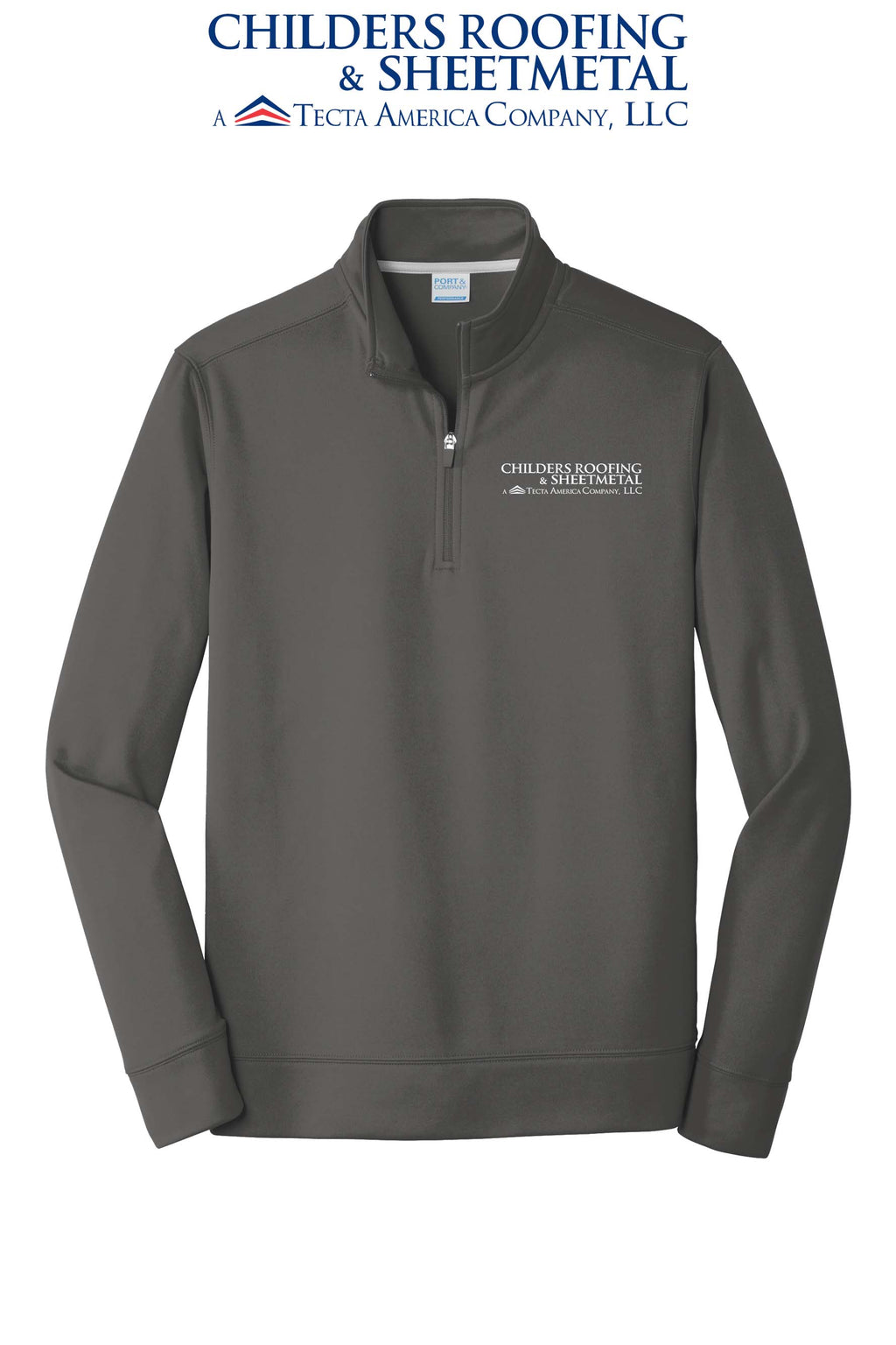 Port & Co™ Performance Fleece 1/4-Zip Pullover Sweatshirt - CRS