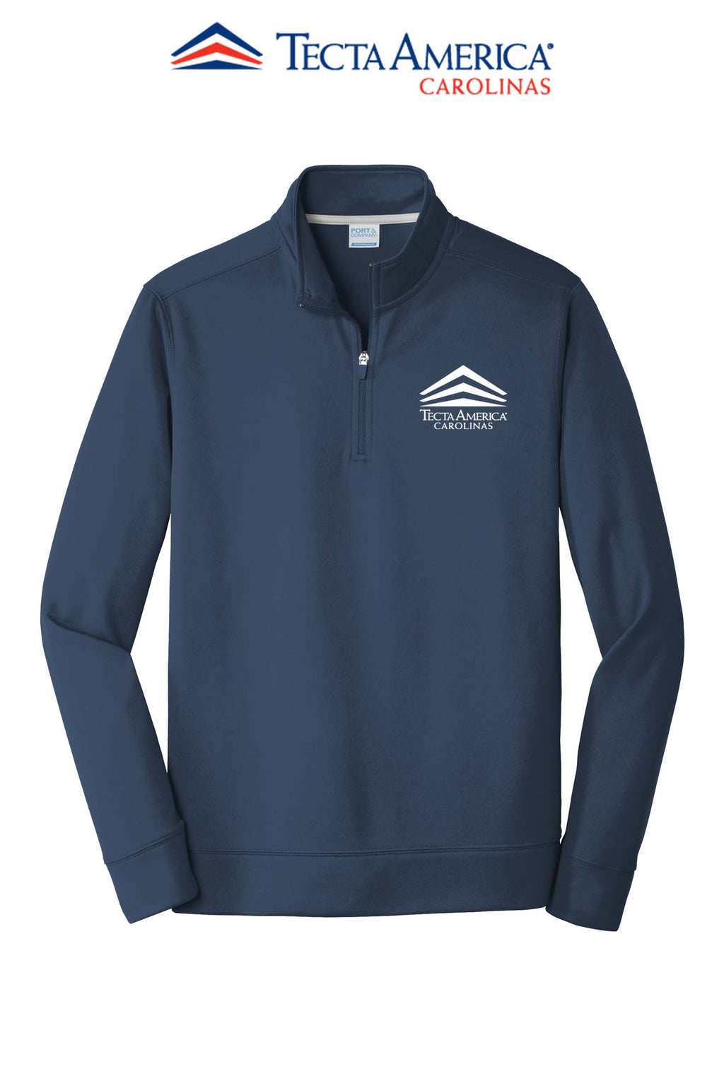 Port & Co™ Performance Fleece 1/4-Zip Pullover Sweatshirt - Tecta America Carolinas LLC