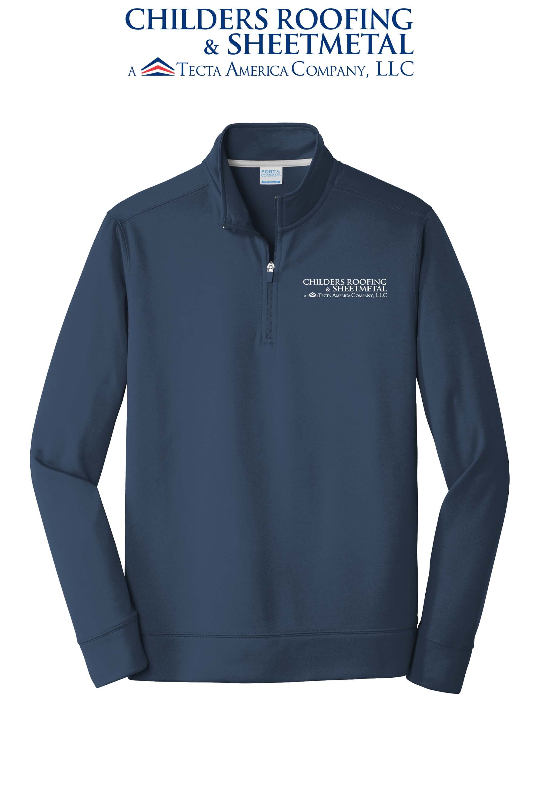 Port & Co™ Performance Fleece 1/4-Zip Pullover Sweatshirt - CRS