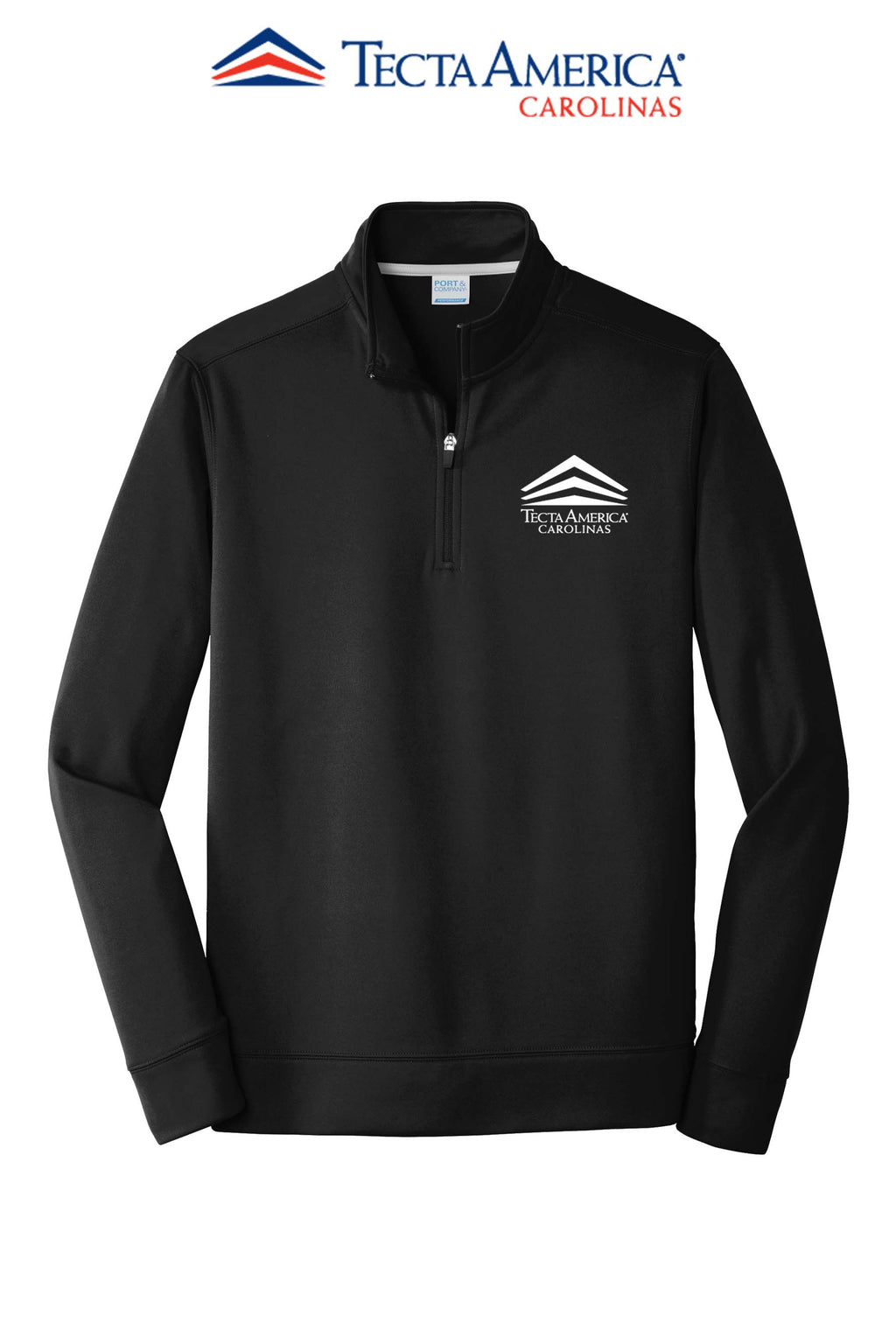 Port & Co™ Performance Fleece 1/4-Zip Pullover Sweatshirt - Tecta America Carolinas LLC