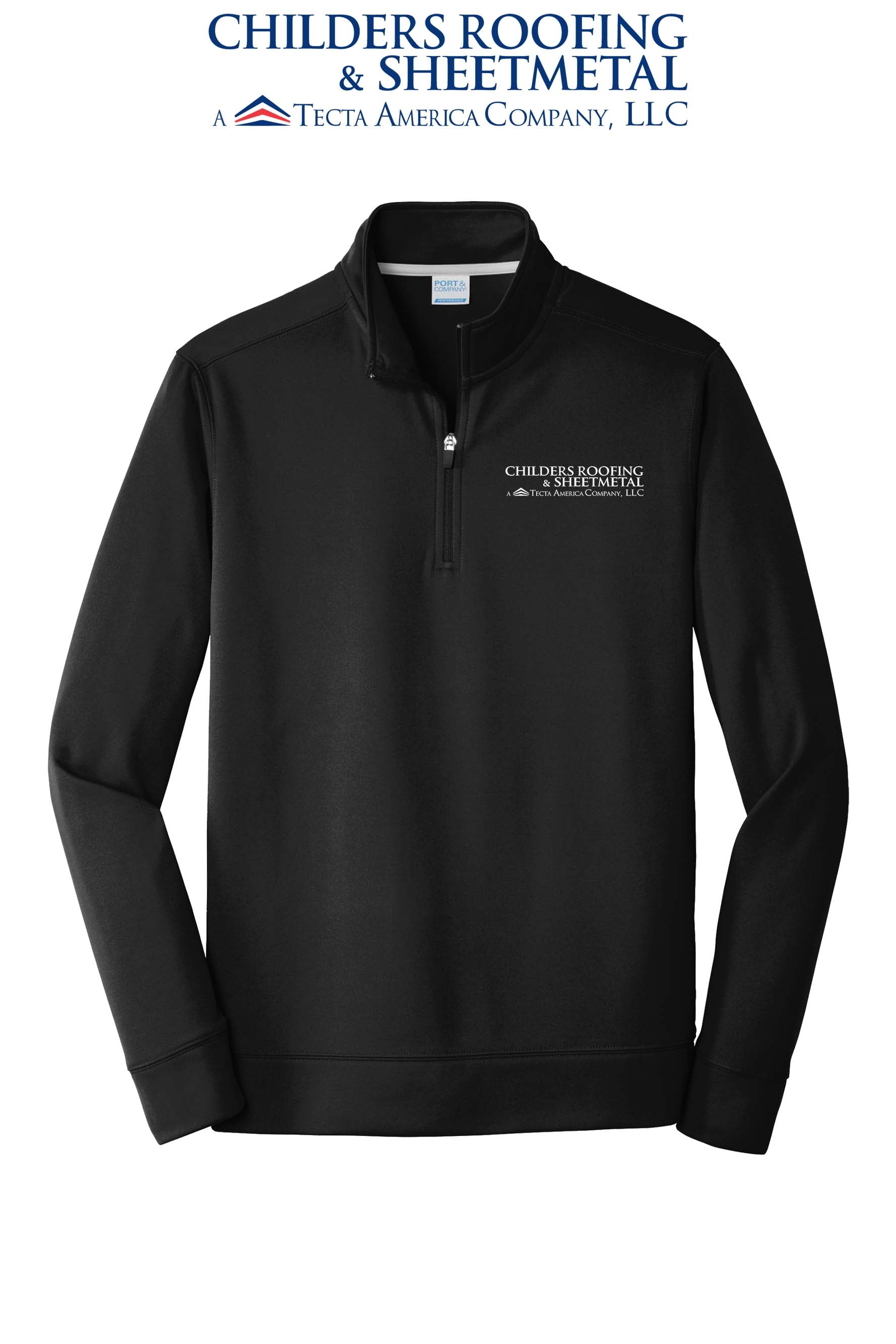 Port & Co™ Performance Fleece 1/4-Zip Pullover Sweatshirt - CRS