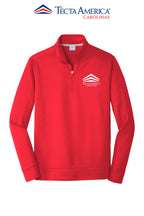 Port & Co™ Performance Fleece 1/4-Zip Pullover Sweatshirt - Tecta America Carolinas LLC