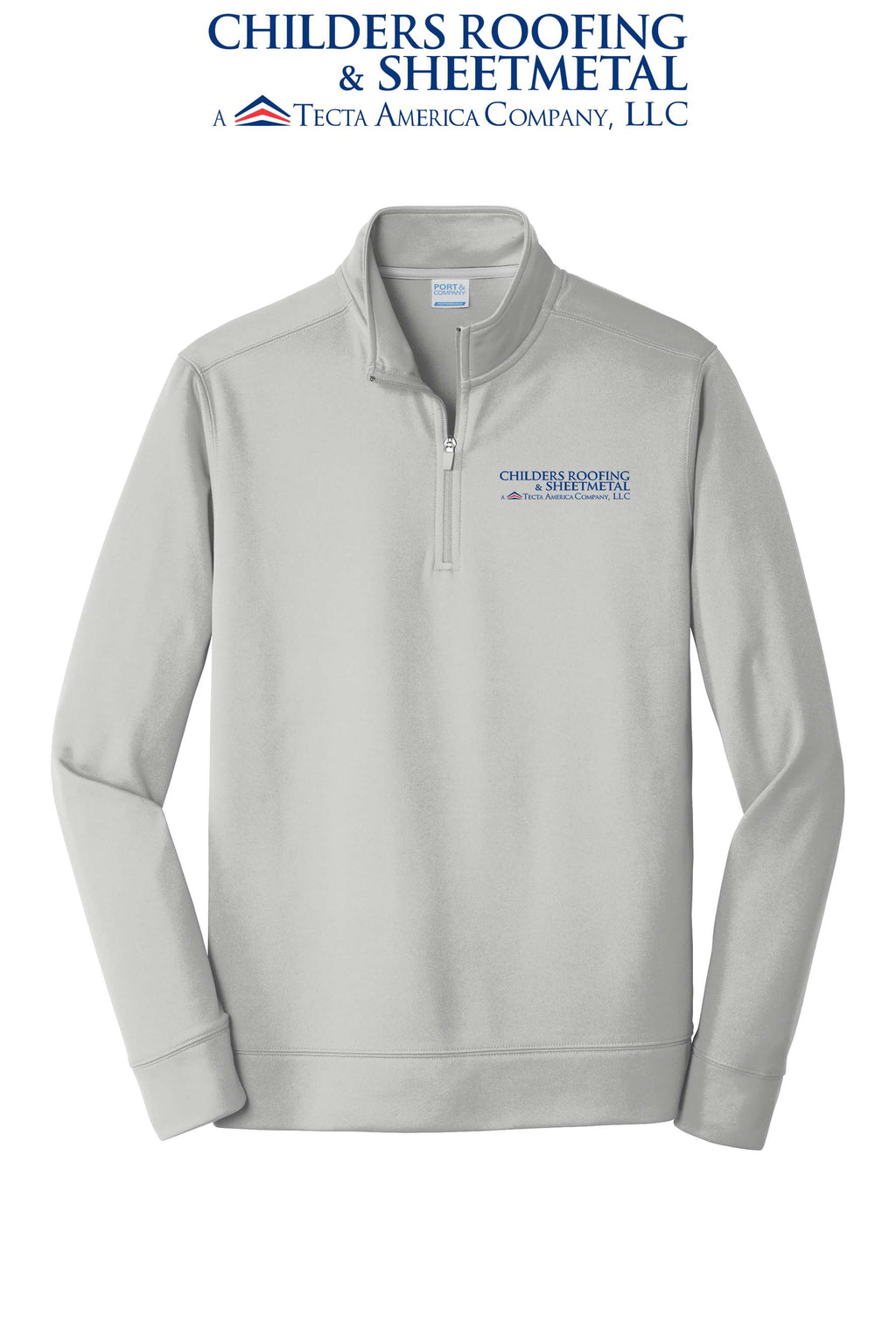 Port & Co™ Performance Fleece 1/4-Zip Pullover Sweatshirt - CRS