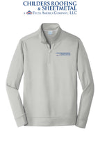 Port & Co™ Performance Fleece 1/4-Zip Pullover Sweatshirt - CRS