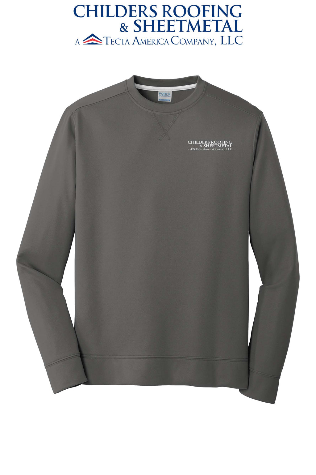 Port & Co™ Performance Fleece Crewneck Sweatshirt - CRS