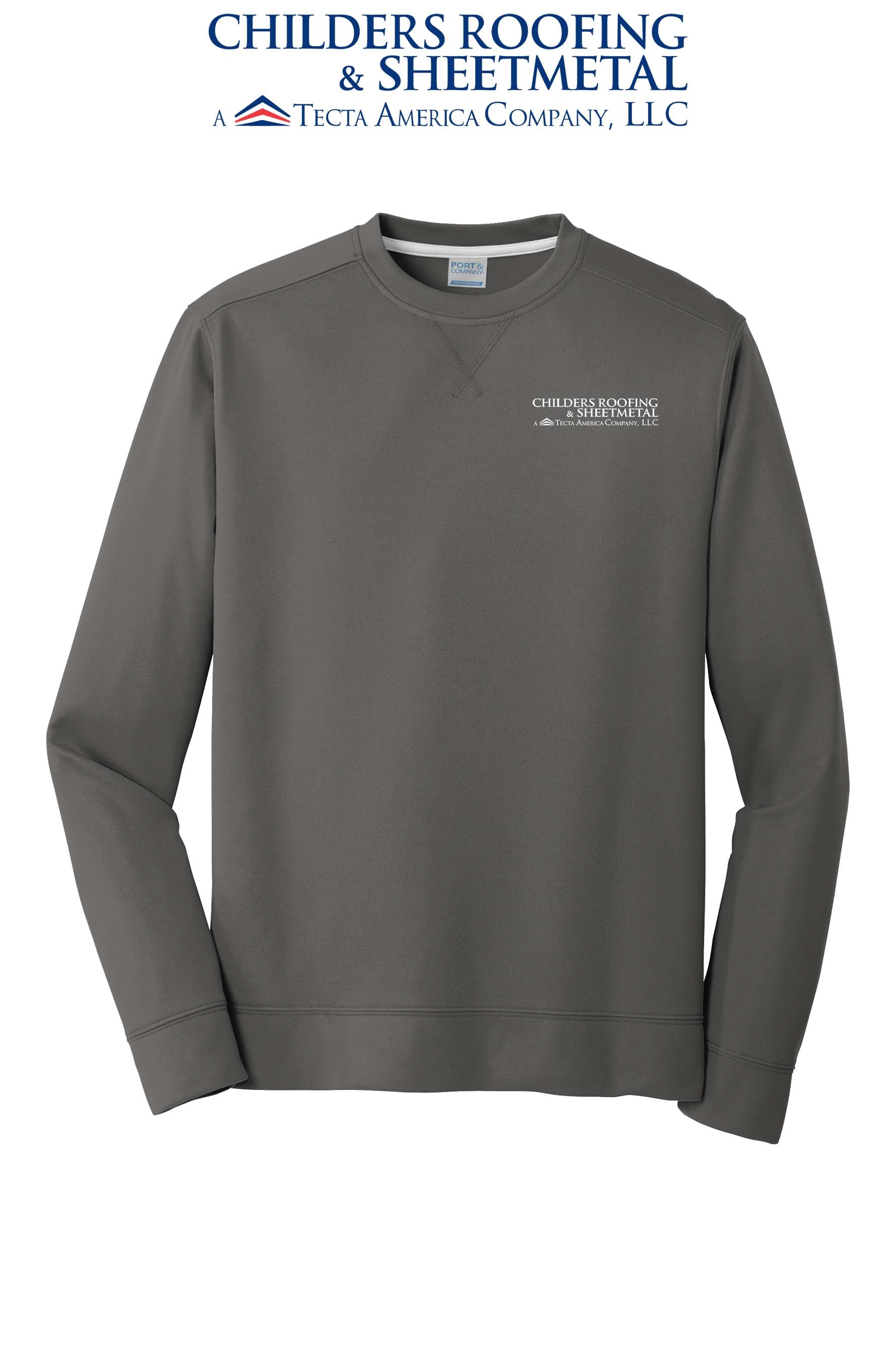 Port & Co™ Performance Fleece Crewneck Sweatshirt - CRS