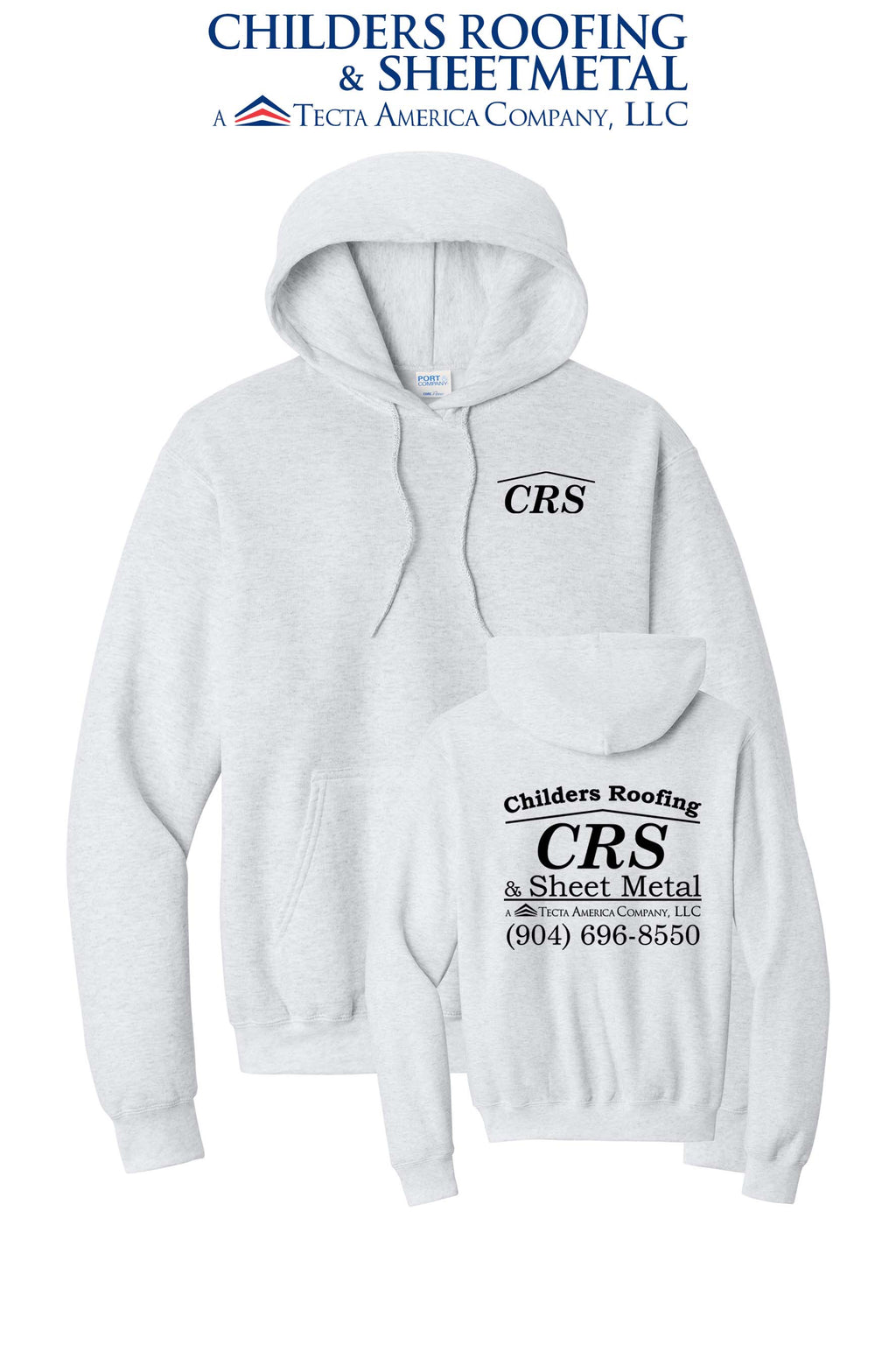 Port & Co™ Core Fleece Pullover Hooded Sweatshirt - CRS