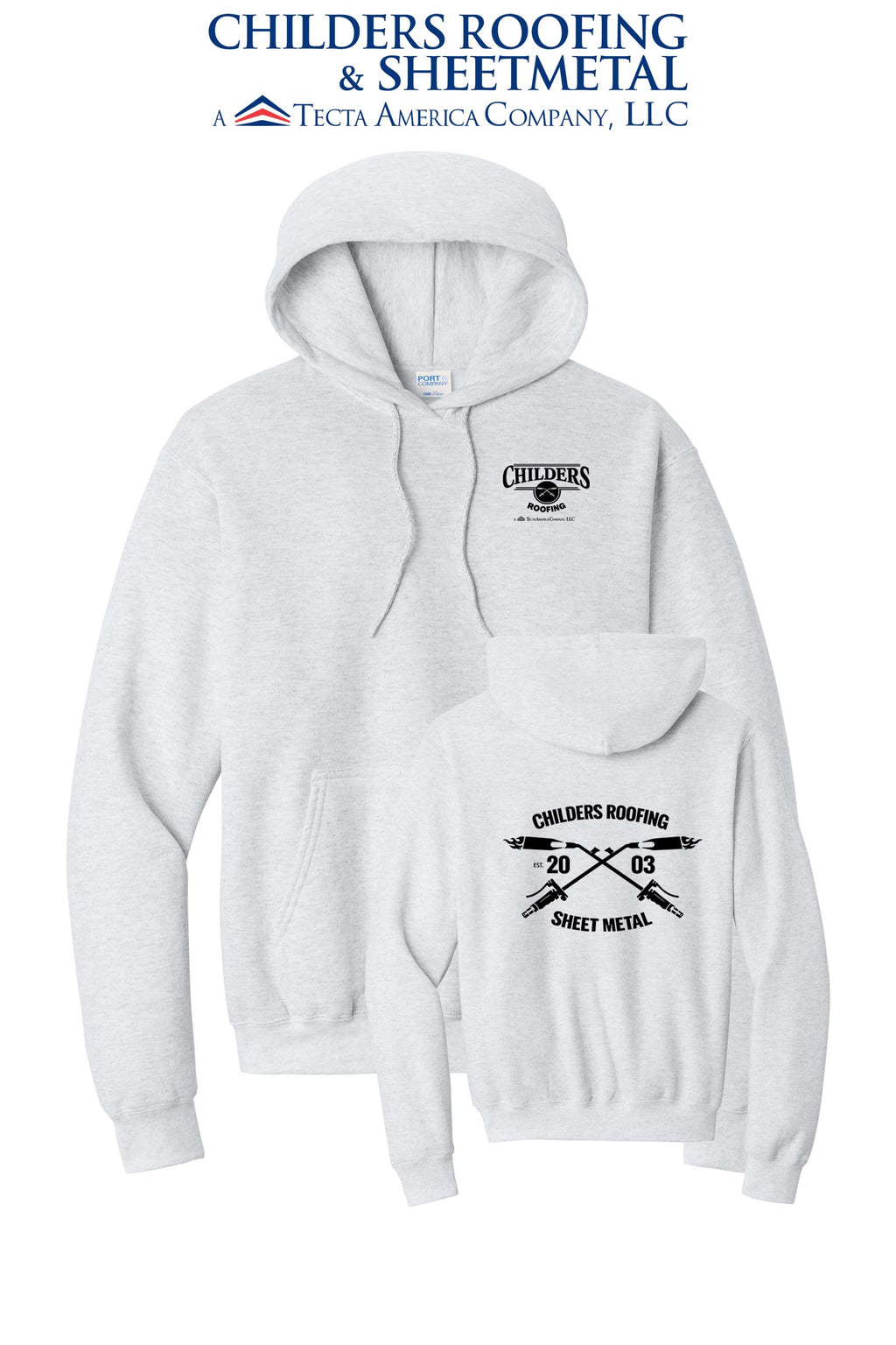 Port & Co™ Core Fleece Pullover Hooded Sweatshirt - CRS