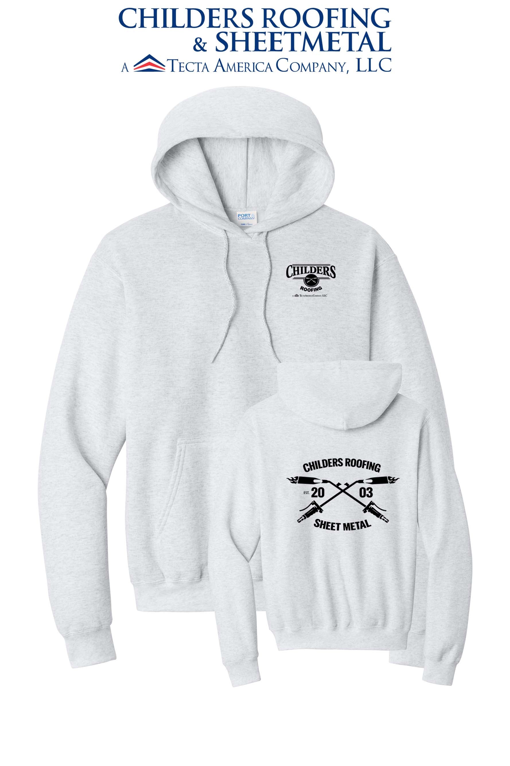 Port & Co™ Core Fleece Pullover Hooded Sweatshirt - CRS
