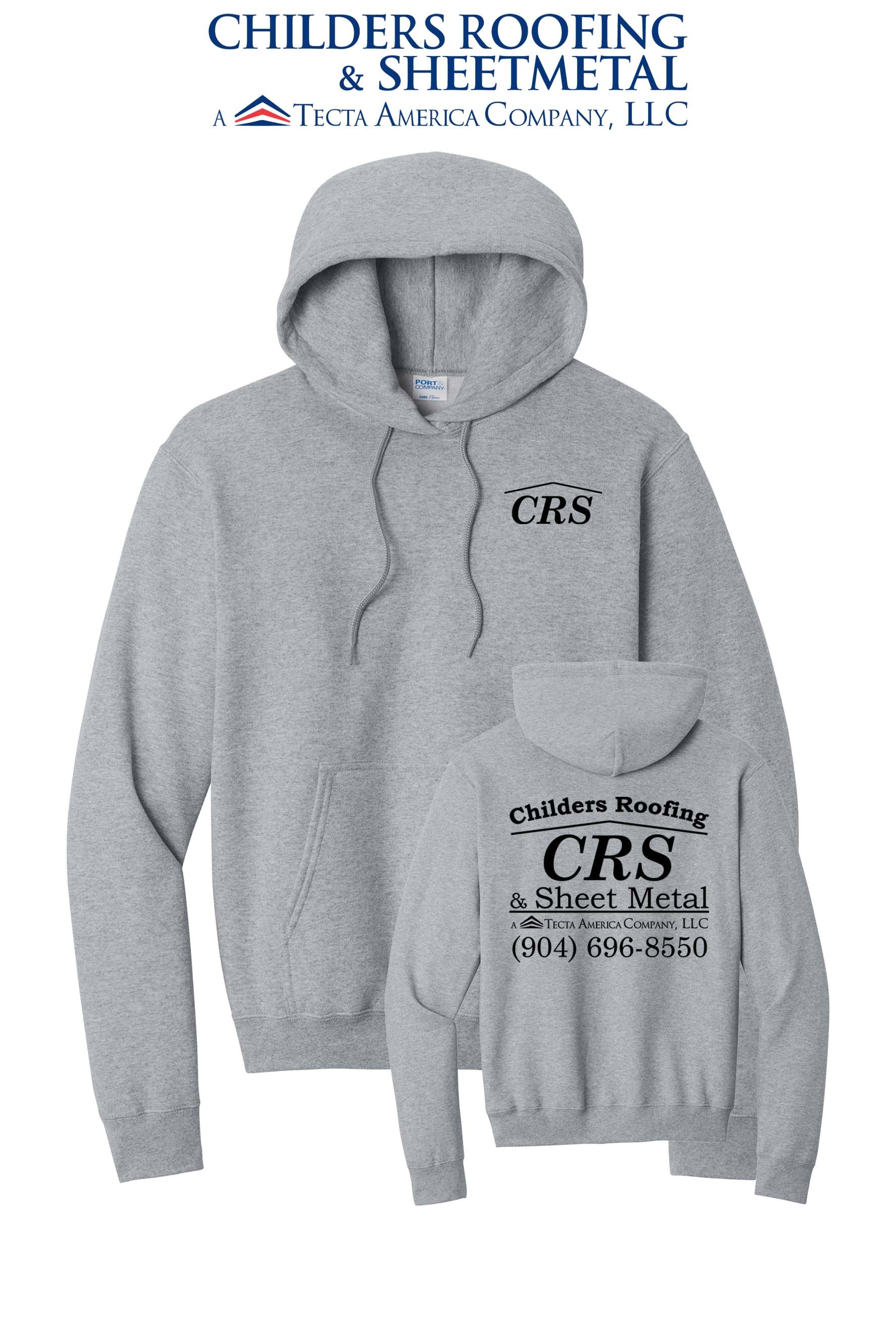 Port & Co™ Core Fleece Pullover Hooded Sweatshirt - CRS