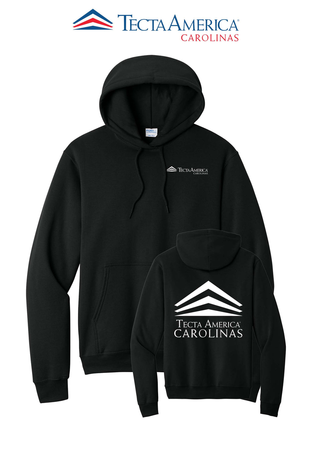 Port & Co™ Core Fleece Pullover Hooded Sweatshirt - Tecta America Carolinas LLC