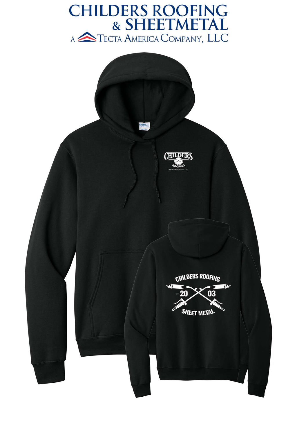 Port & Co™ Core Fleece Pullover Hooded Sweatshirt - CRS