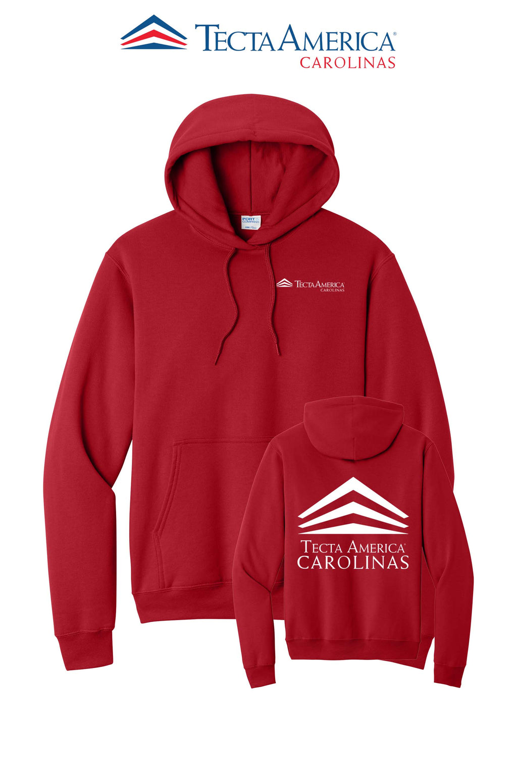 Port & Co™ Core Fleece Pullover Hooded Sweatshirt - Tecta America Carolinas LLC