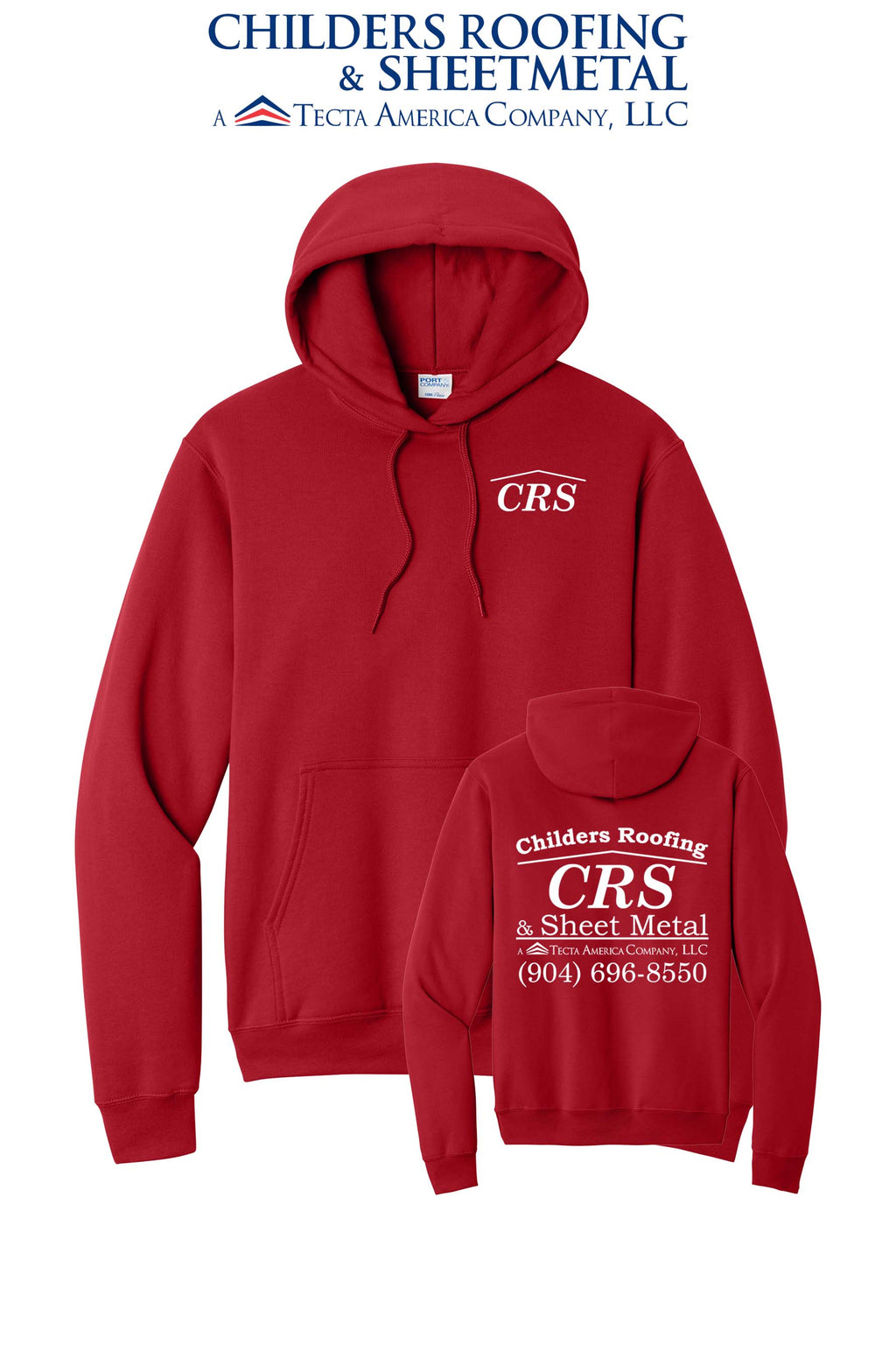 Port & Co™ Core Fleece Pullover Hooded Sweatshirt - CRS