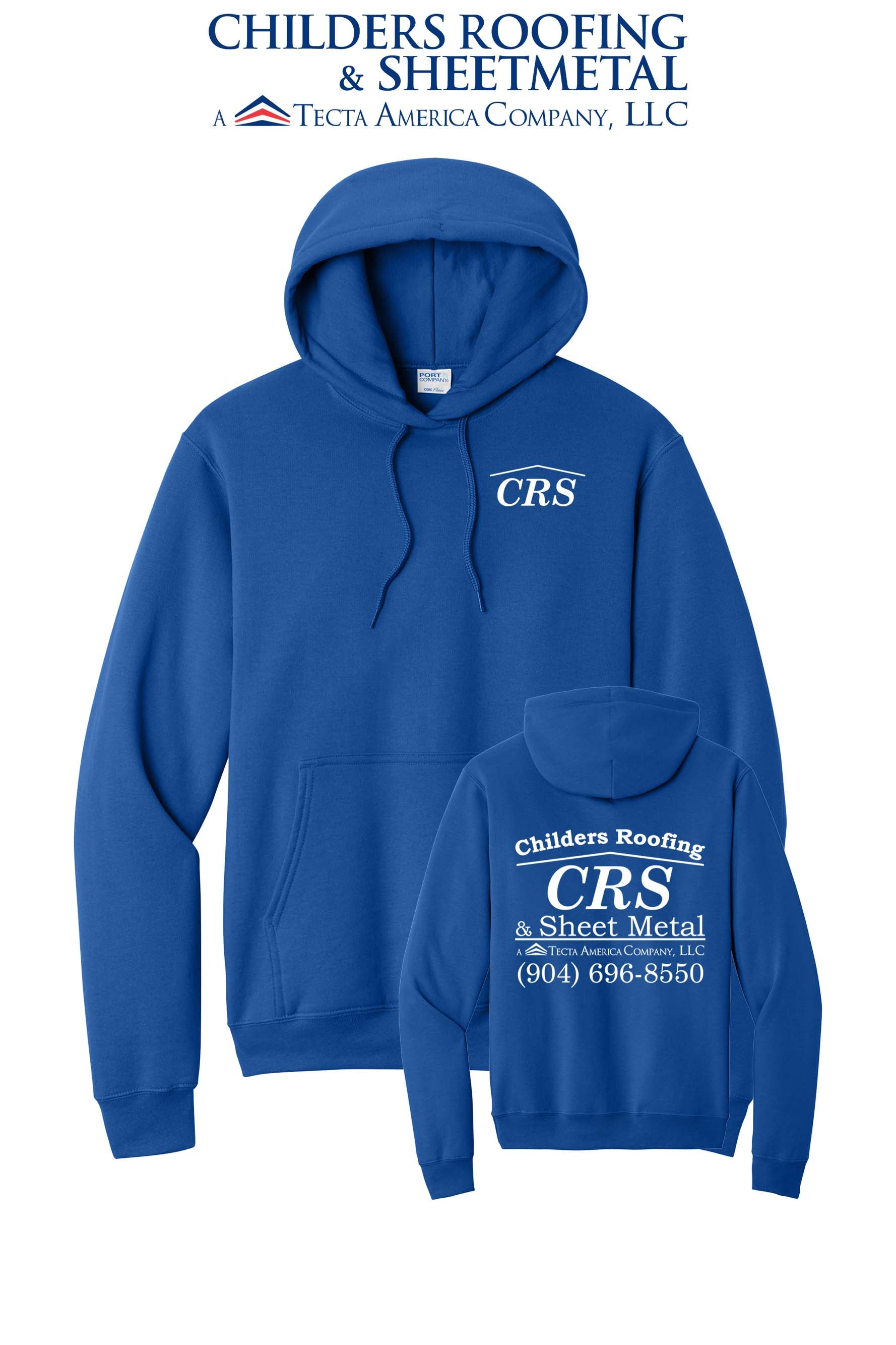 Port & Co™ Core Fleece Pullover Hooded Sweatshirt - CRS