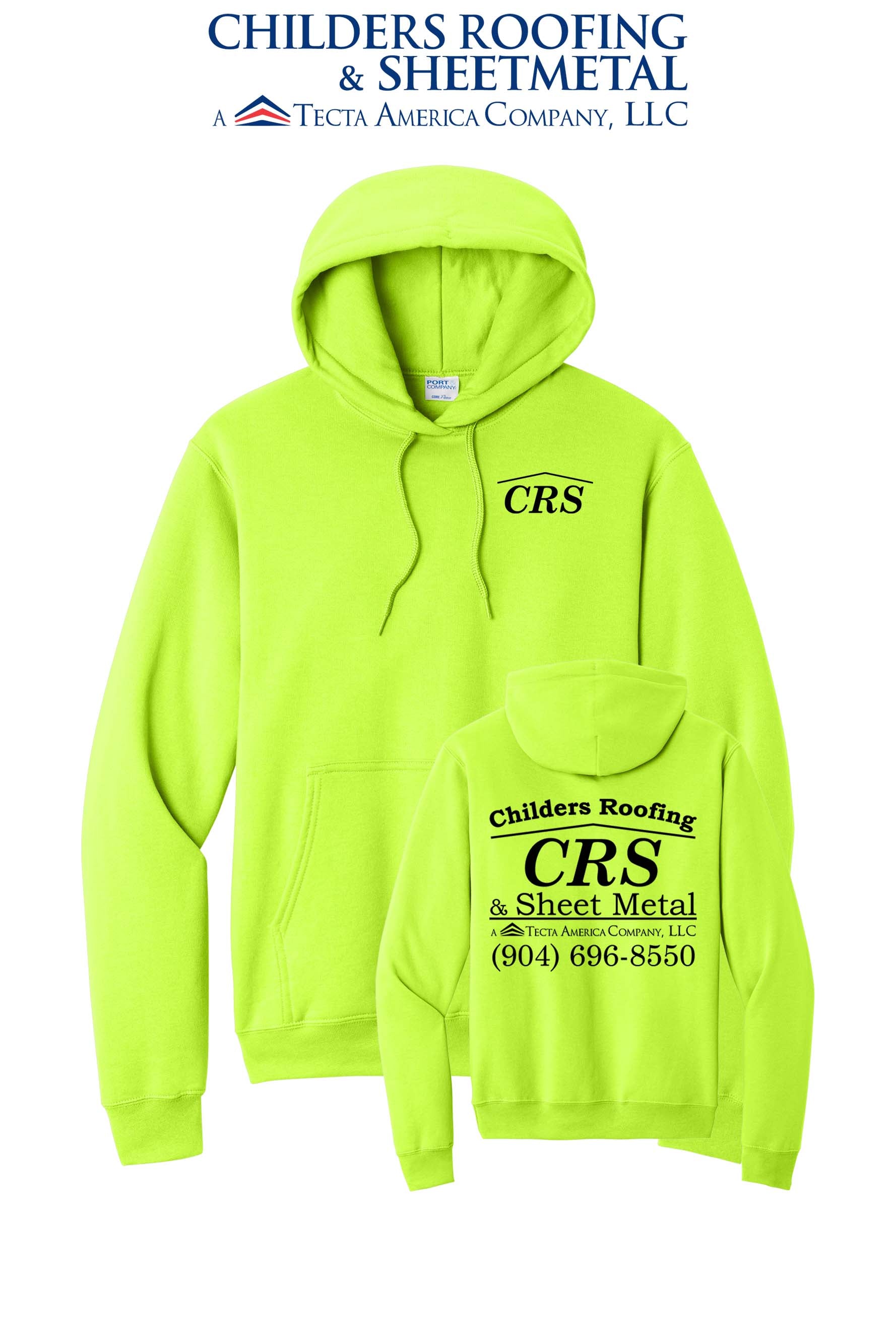Port & Co™ Core Fleece Pullover Hooded Sweatshirt - CRS