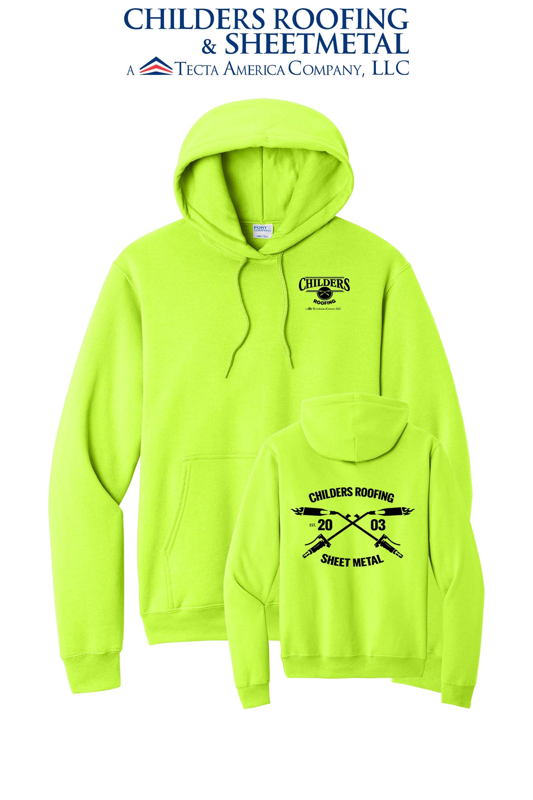 Port & Co™ Core Fleece Pullover Hooded Sweatshirt - CRS