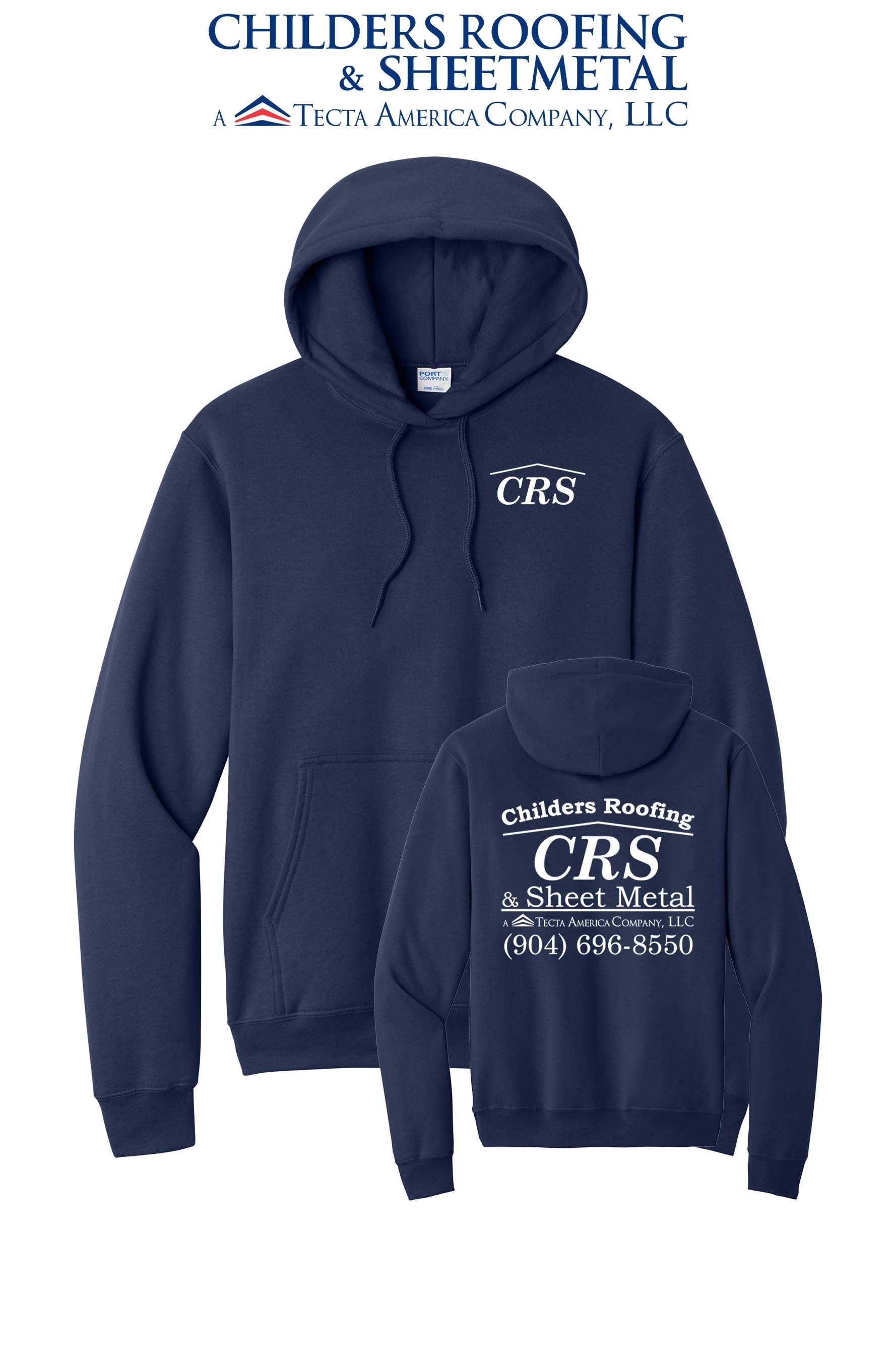 Port & Co™ Core Fleece Pullover Hooded Sweatshirt - CRS