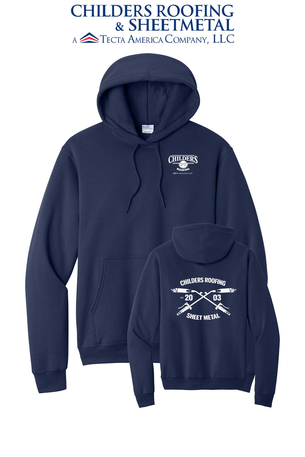 Port & Co™ Core Fleece Pullover Hooded Sweatshirt - CRS