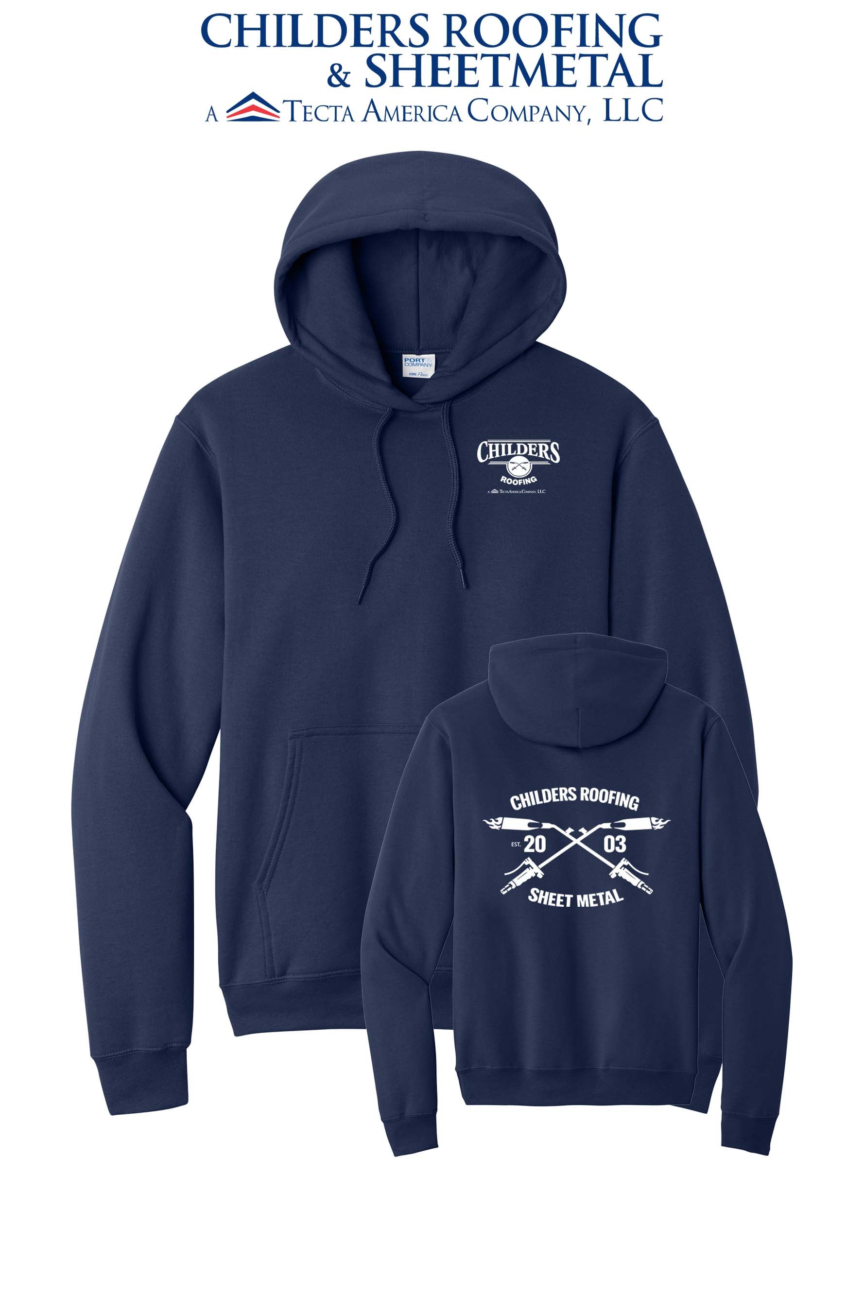 Port & Co™ Core Fleece Pullover Hooded Sweatshirt - CRS