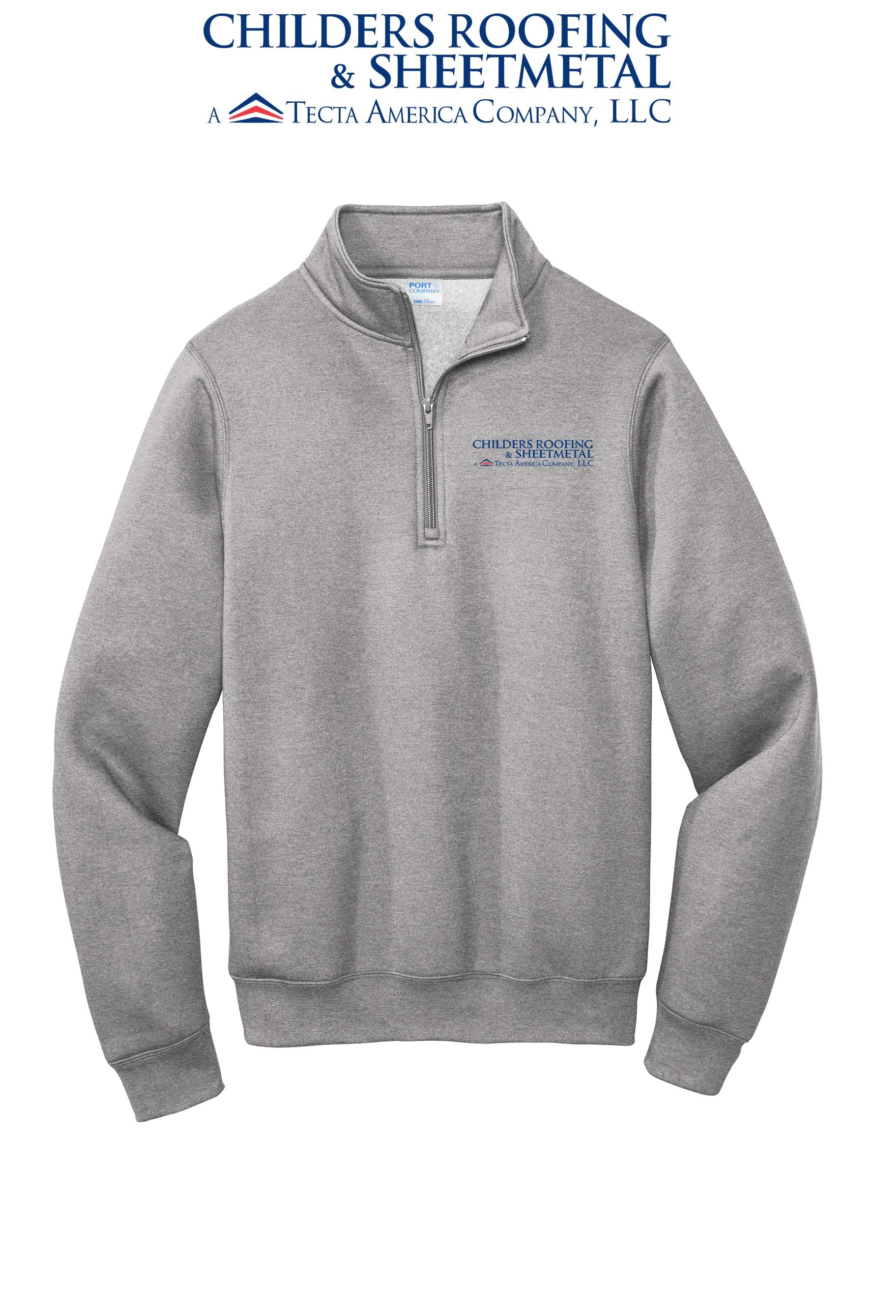Port & Co™ Core Fleece 1/4-Zip Pullover Sweatshirt - CRS