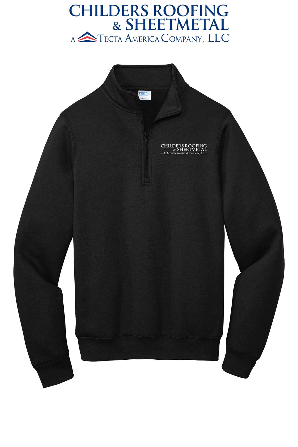 Port & Co™ Core Fleece 1/4-Zip Pullover Sweatshirt - CRS