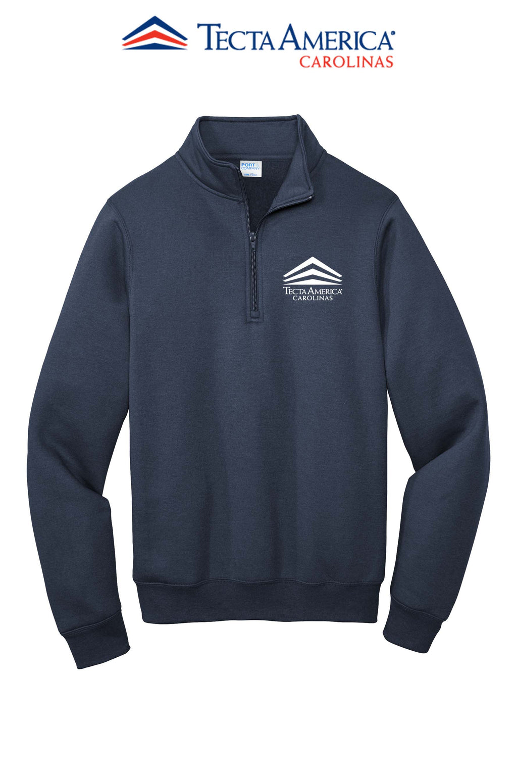 Port & Co™ Core Fleece 1/4-Zip Pullover Sweatshirt - Tecta America Carolinas LLC