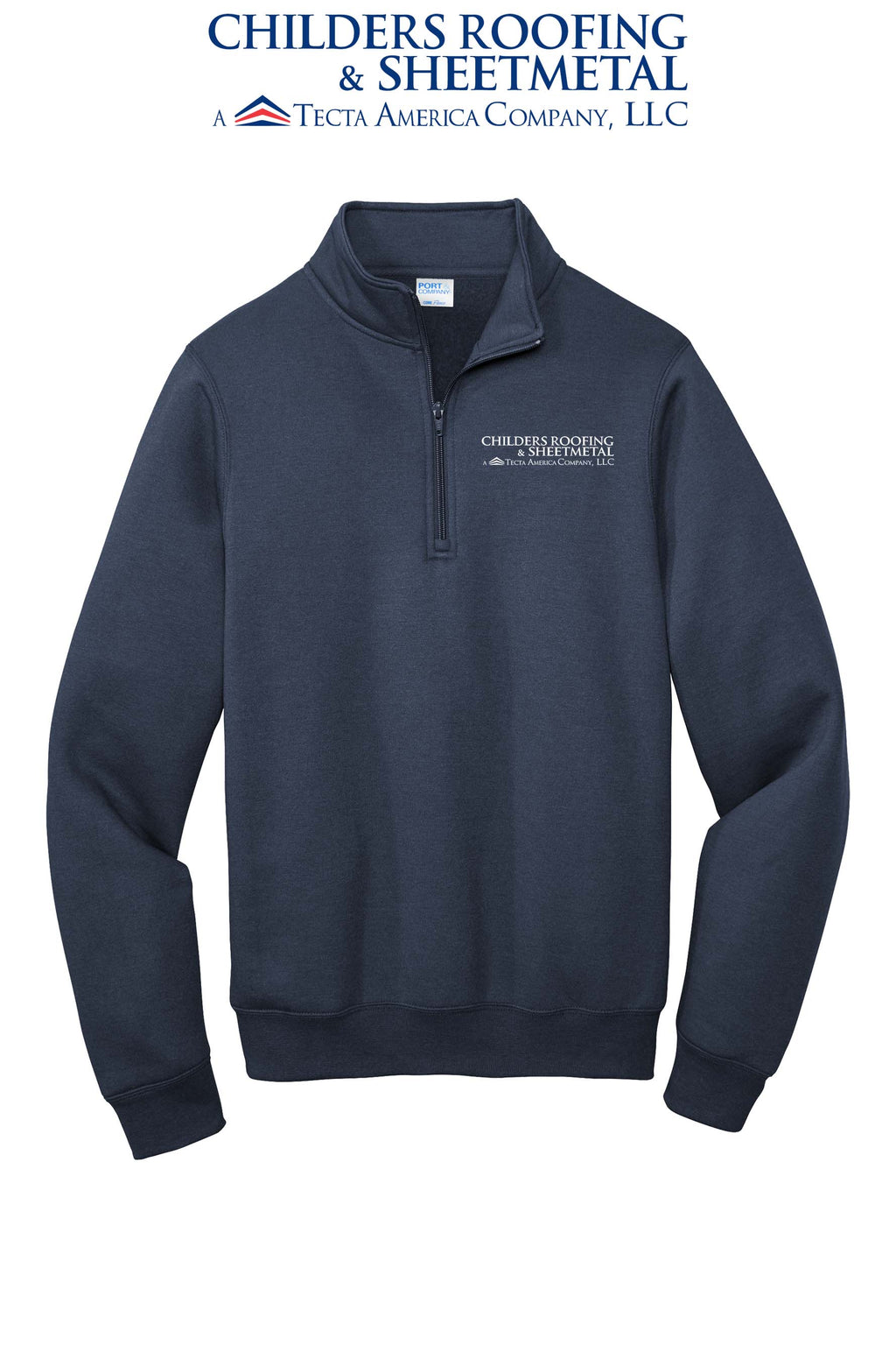 Port & Co™ Core Fleece 1/4-Zip Pullover Sweatshirt - CRS