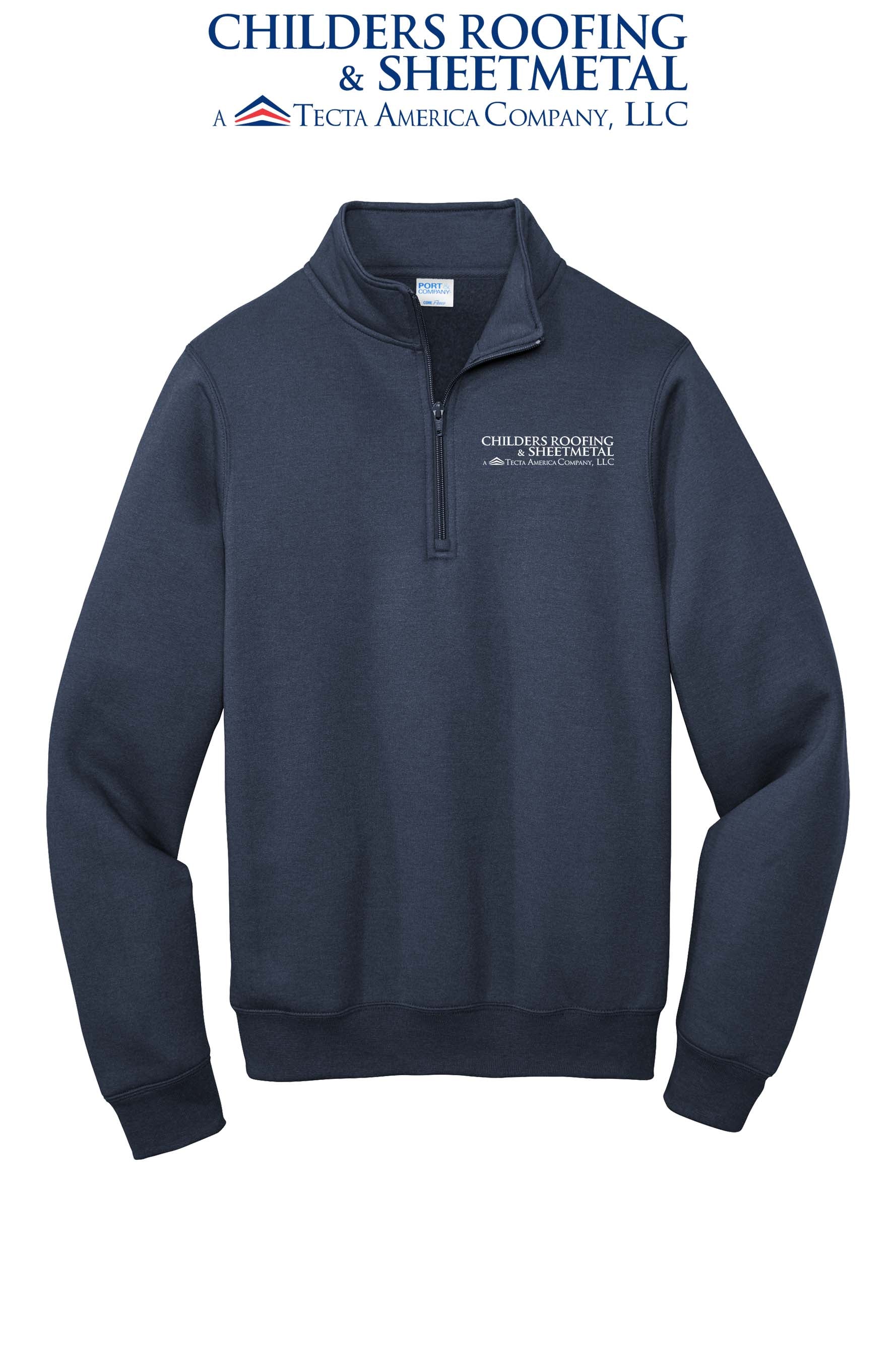 Port & Co™ Core Fleece 1/4-Zip Pullover Sweatshirt - CRS