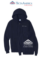 Port & Co™ Core Fleece Full-Zip Hooded Sweatshirt - Tecta America Carolinas LLC