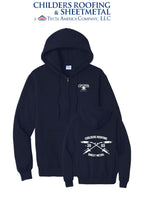 Port & Co™ Core Fleece Full-Zip Hooded Sweatshirt - CRS