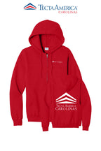Port & Co™ Core Fleece Full-Zip Hooded Sweatshirt - Tecta America Carolinas LLC