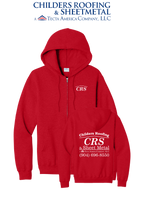 Port & Co™ Core Fleece Full-Zip Hooded Sweatshirt - CRS