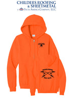 Port & Co™ Core Fleece Full-Zip Hooded Sweatshirt - CRS