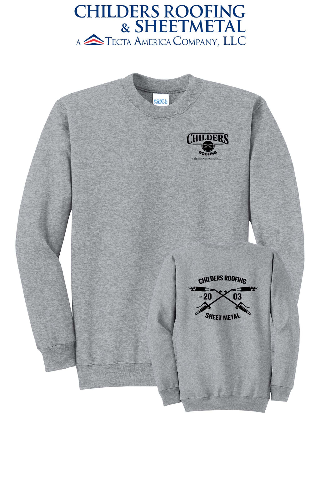 Port & Co™ Core Fleece Crewneck Sweatshirt - CRS