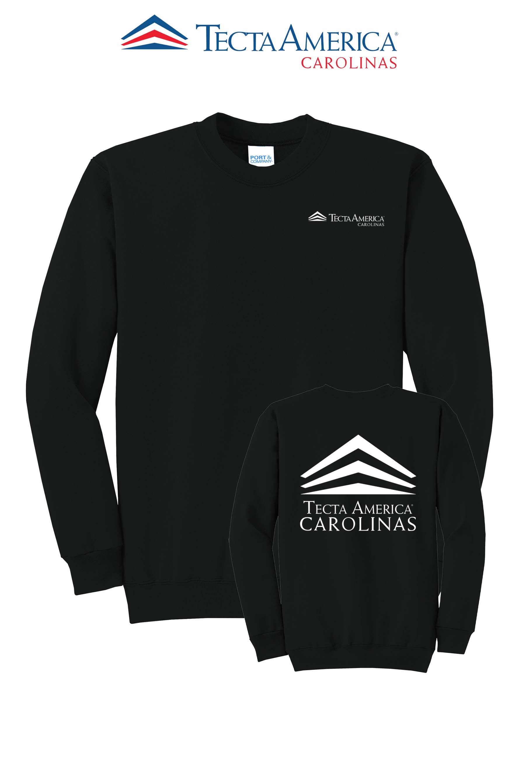 Port & Co™ Core Fleece Crewneck Sweatshirt - Tecta America Carolinas LLC