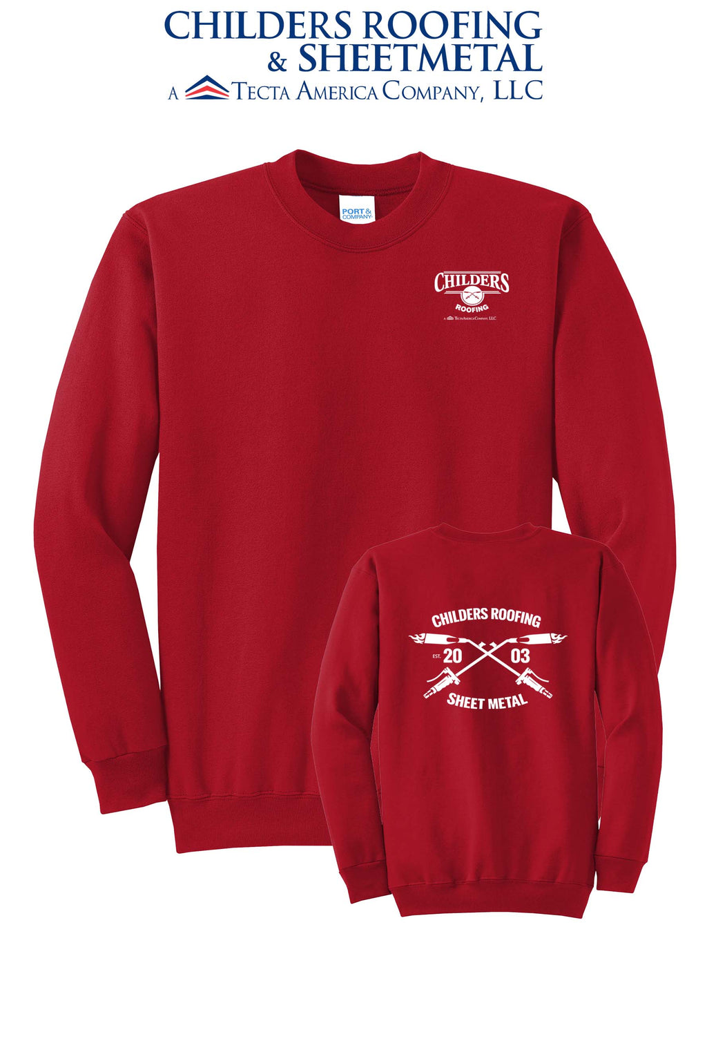 Port & Co™ Core Fleece Crewneck Sweatshirt - CRS
