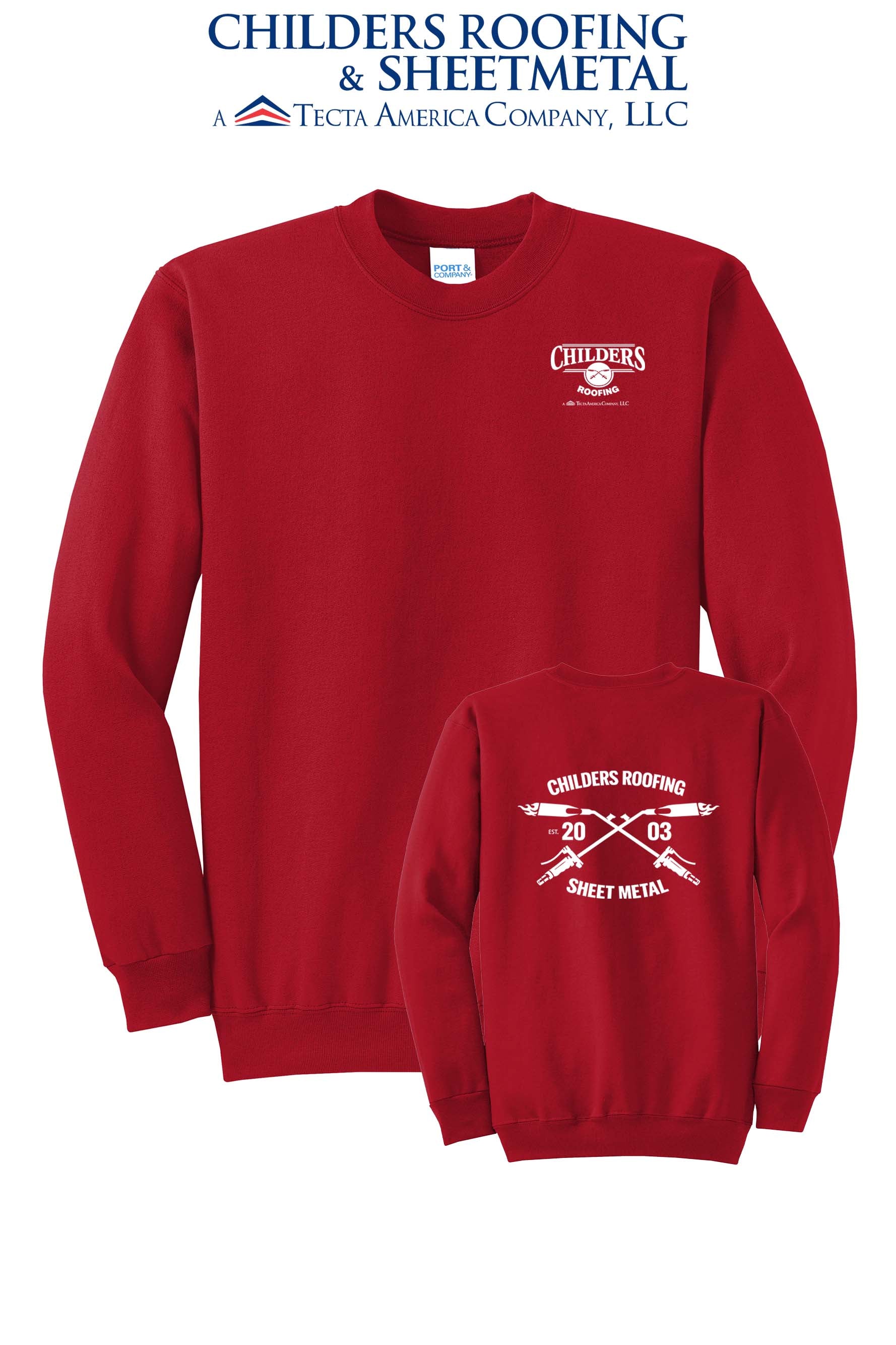 Port & Co™ Core Fleece Crewneck Sweatshirt - CRS