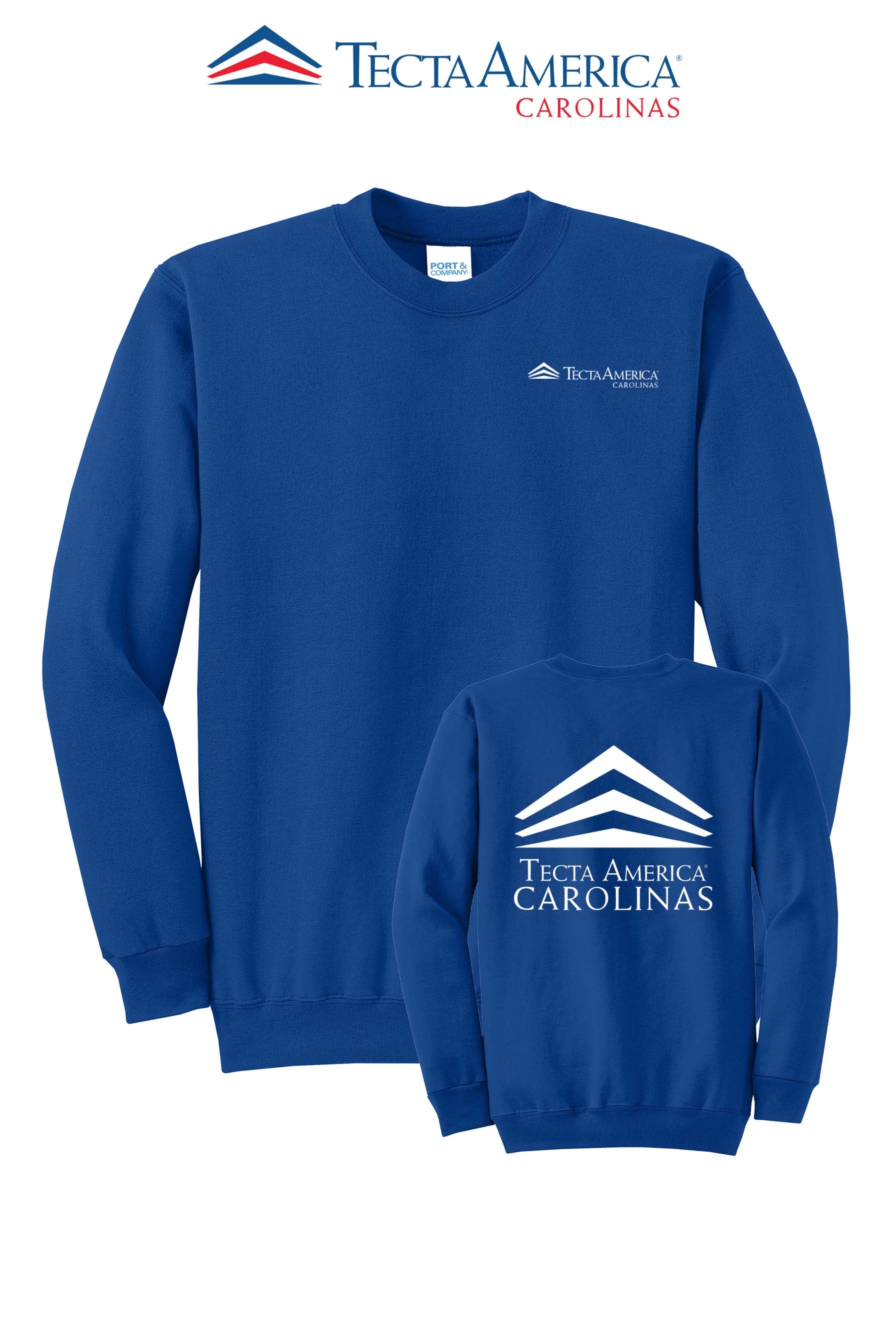 Port & Co™ Core Fleece Crewneck Sweatshirt - Tecta America Carolinas LLC