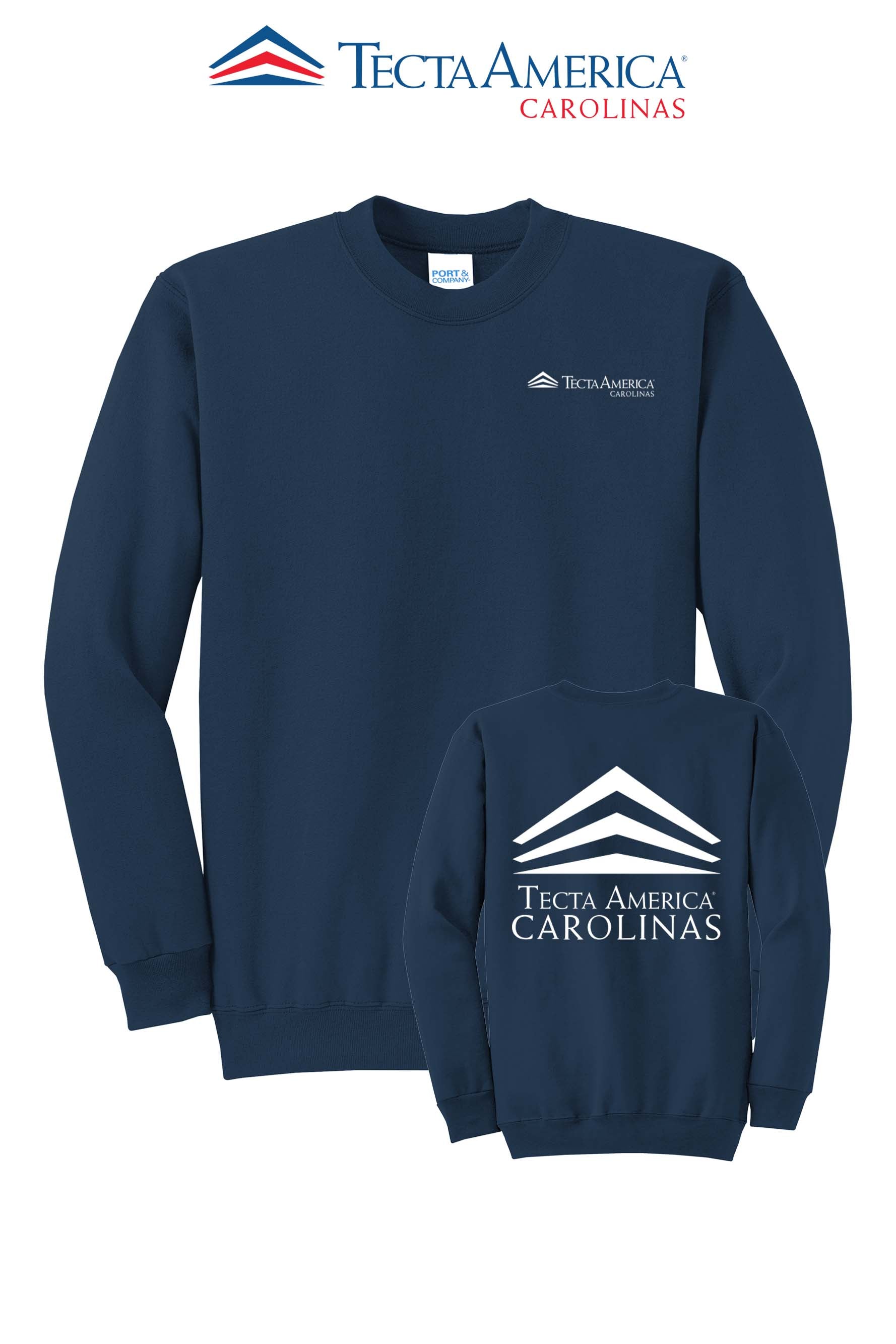 Port & Co™ Core Fleece Crewneck Sweatshirt - Tecta America Carolinas LLC