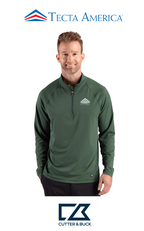 Cutter & Buck Prospect Recycled Featherlight Stretch Mens Quarter Zip - Corporate