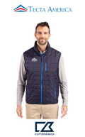 Cutter & Buck Rainier Recycled Insulated Puffer Mens Full Zip Vest - Corporate