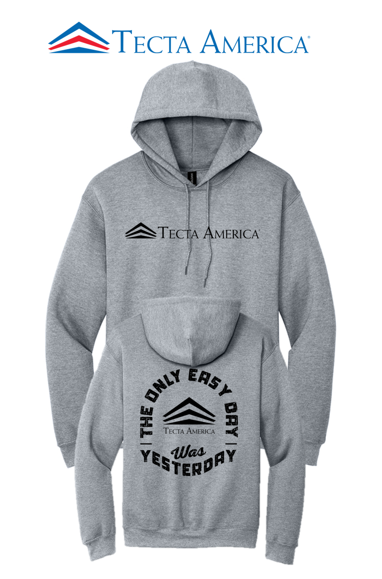 The Only Easy Day Core Fleece Pullover Hooded Sweatshirt - Corporate