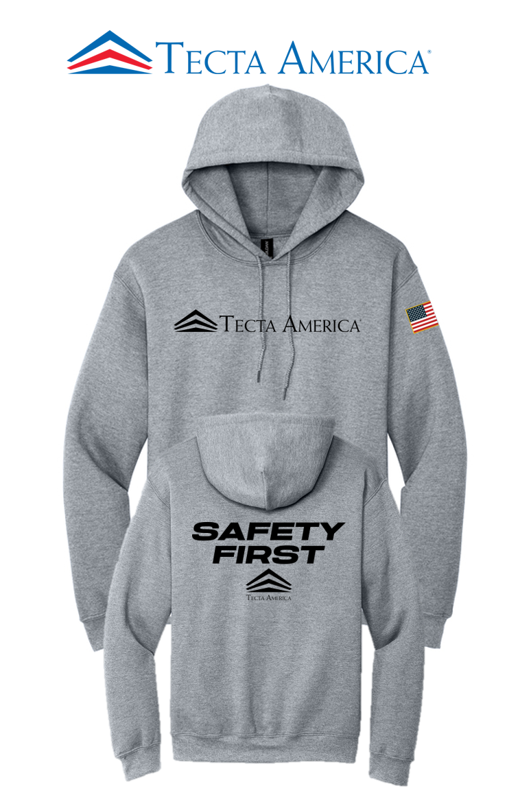 SAFETY FIRST Core Fleece Pullover Hooded Sweatshirt - Corporate